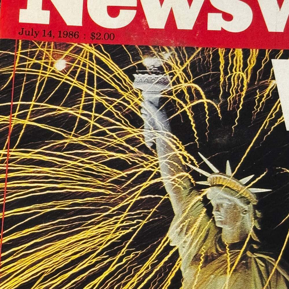 Newsweek July 14 1986 Statue of Liberty on cover: Her Birthday Bash WOW.!!